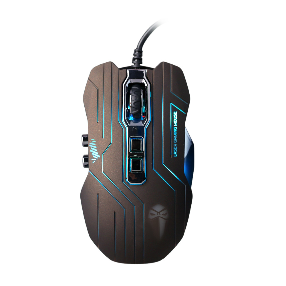 unknown 3200 DPI Optical 9D Buttons Vibration Wired Gaming Mouse Mice LED Programmable for Pro Gamer