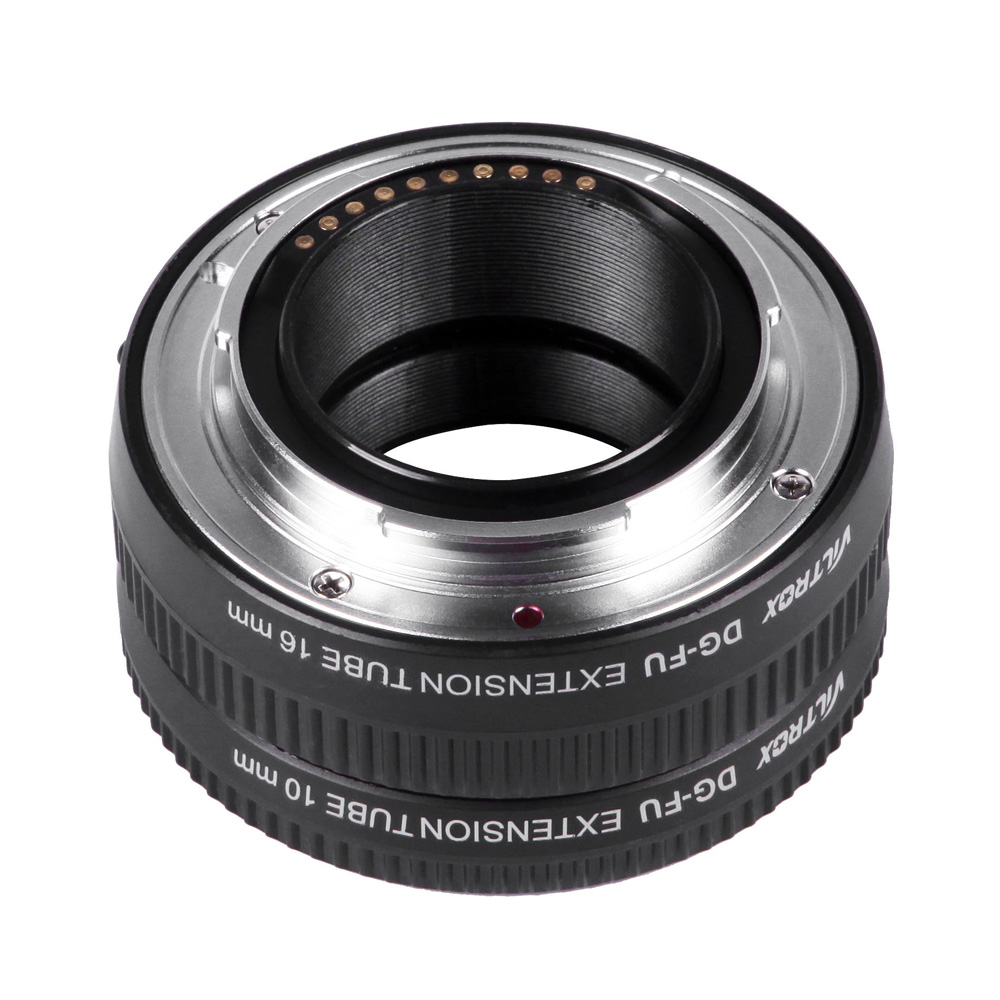 unknown Viltrox DG-FU Auto Focus AF Extension Tube Ring 10mm 16mm Set Metal Mount for Fujifilm X Mount Macro Lens