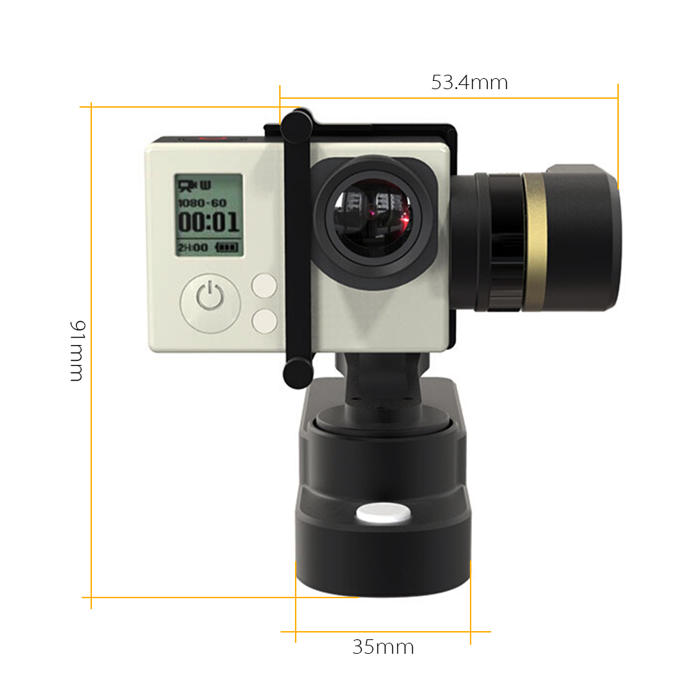 Feiyu FY WG 3-axis Wearable Gimbal Stabilizer for GoPro Hero 3 3+ 4 SJCAM SJ4000 and Similar Shaped Action Cameras