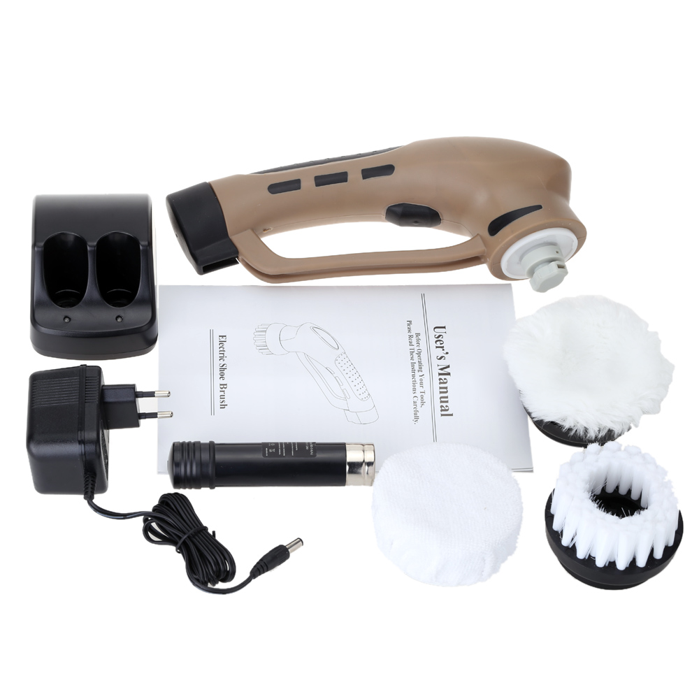 Household Electric Shoe Brush Cordless and Hassle Free Shoes Polisher Oiling Machine Polishing Leather Care