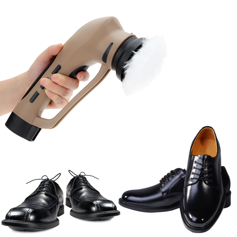 Household Electric Shoe Brush Cordless and Hassle Free Shoes Polisher Oiling Machine Polishing Leather Care