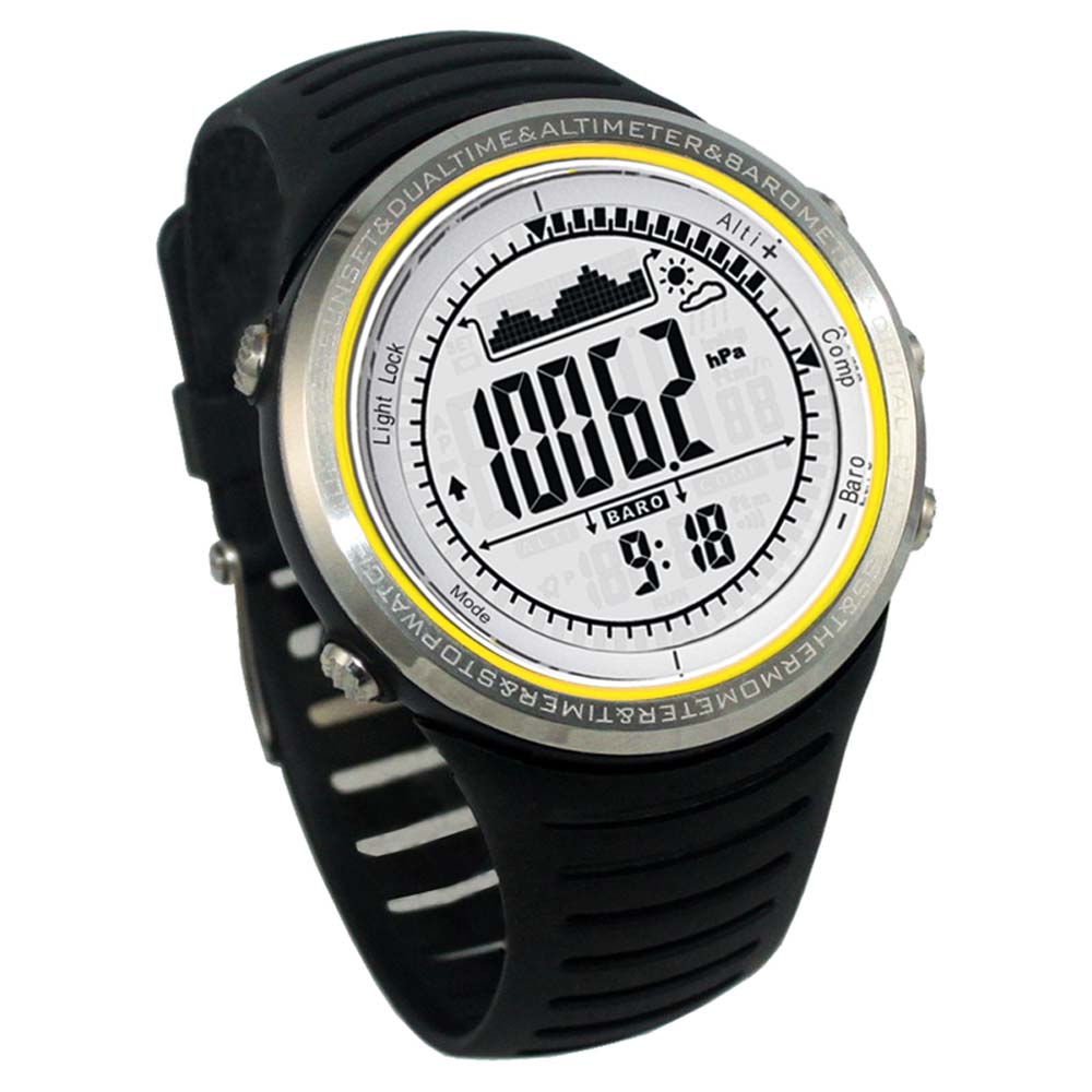 unknown Sunroad FR802A 5ATM Waterproof Altimeter Compass Stopwatch Fishing Barometer Pedometer Outdoor Sports Watch Multifunction