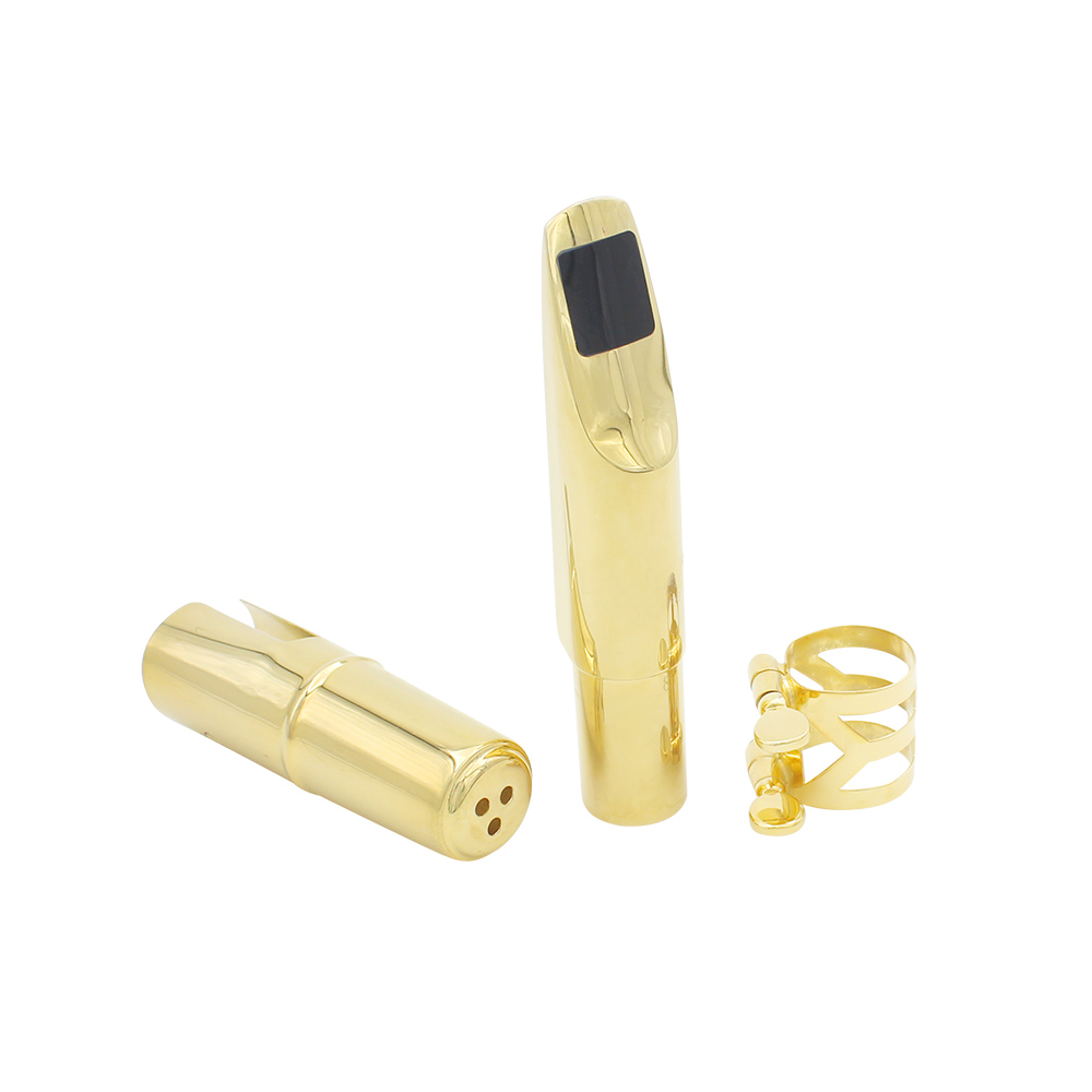 unknown Tenor Sax Saxophone 5C Mouthpiece Metal with Mouthpiece Patches Pads Cap Buckle
