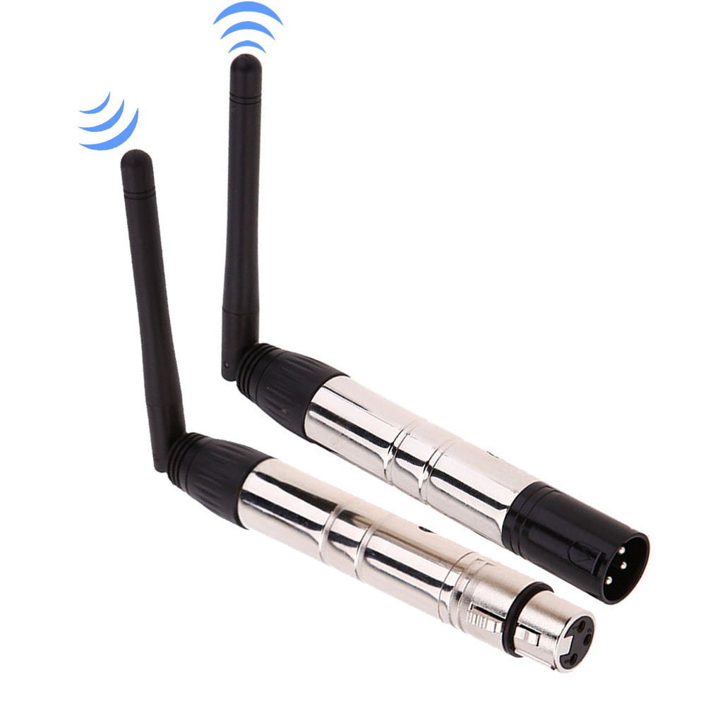 LIXADA 2.4G ISM DMX512 Wireless Male XLR Transmitter Receiver LED Lighting Z9D8 eBay