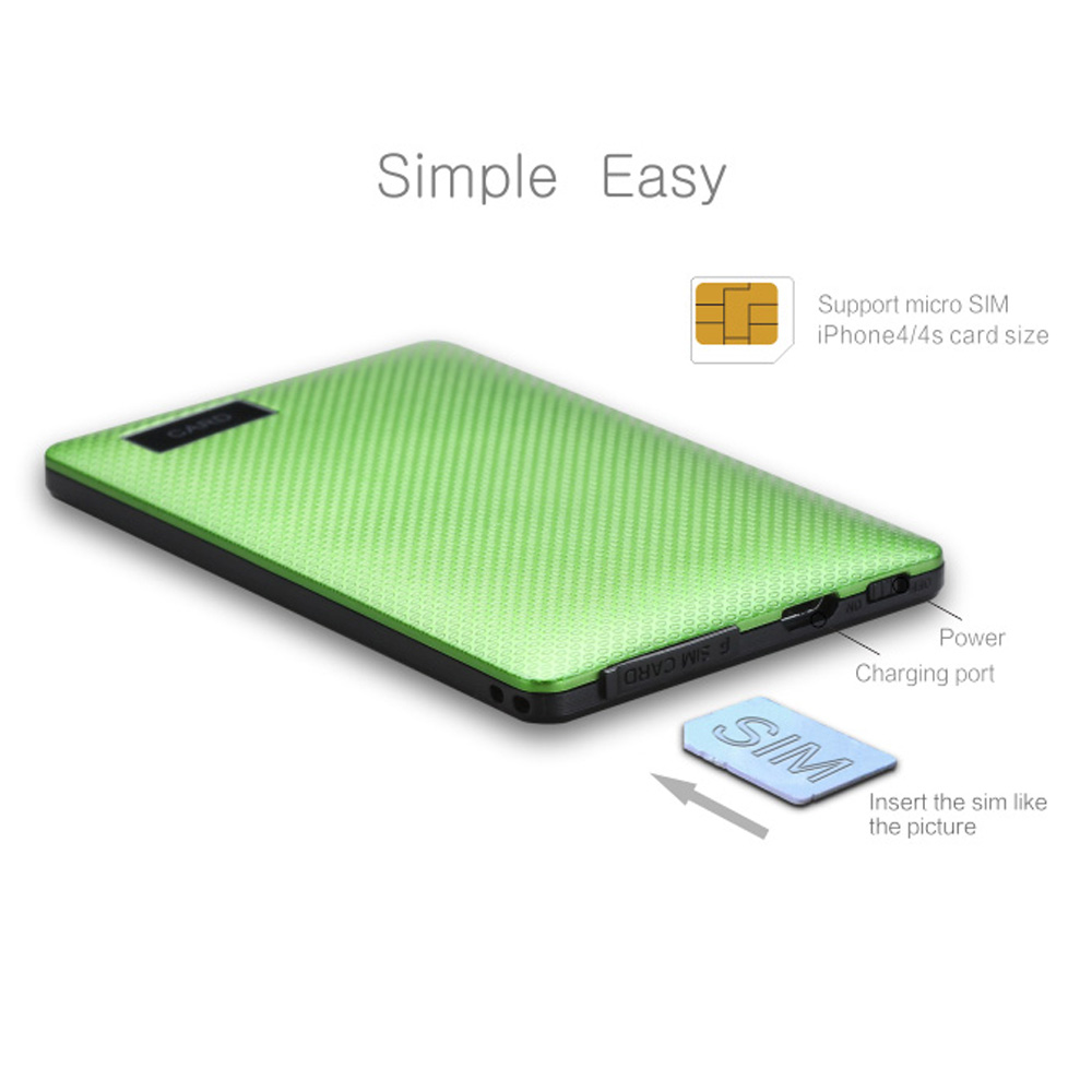 Aiek Q7 2G GSM Card Mini Mobile Cell Children Students Phone Pocket Ultra Slim MTK6261D 0.96" OLDE Screen 260MHz 32MB RAM Low Radiation