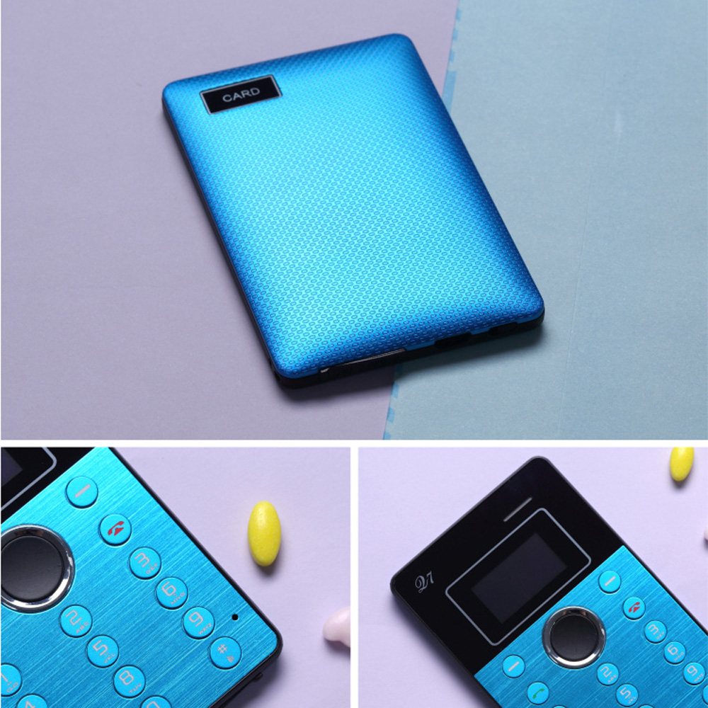 Aiek Q7 2G GSM Card Mini Mobile Cell Children Students Phone Pocket Ultra Slim MTK6261D 0.96" OLDE Screen 260MHz 32MB RAM Low Radiation