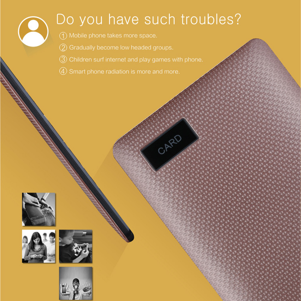 Aiek Q7 2G GSM Card Mini Mobile Cell Children Students Phone Pocket Ultra Slim MTK6261D 0.96" OLDE Screen 260MHz 32MB RAM Low Radiation