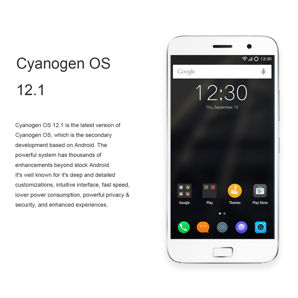 Lenovo Zuk Z1 Smartphone MOTO ZUK  (A Lenovo Company) Z1 Cyonangen 12.1 Smartphone with Free Adapter