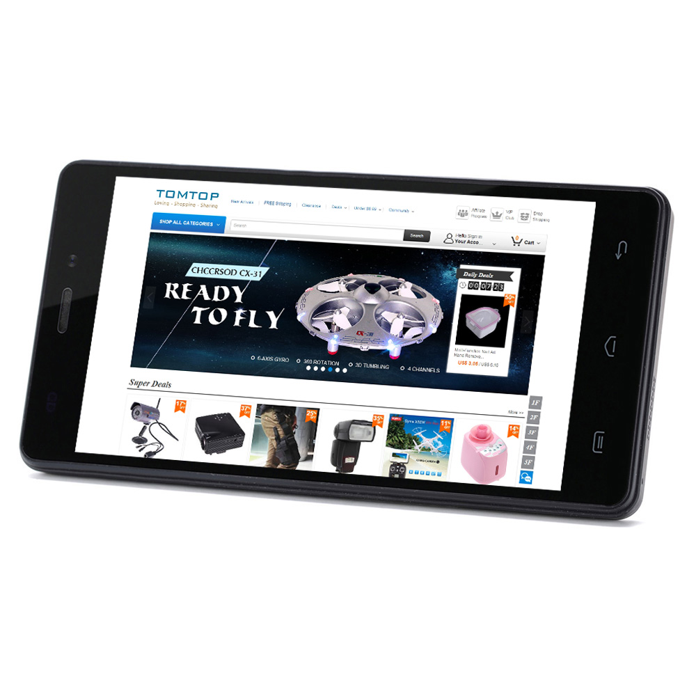 DOOGEE X5 3G Quad Core Smartphone with Free Adapter