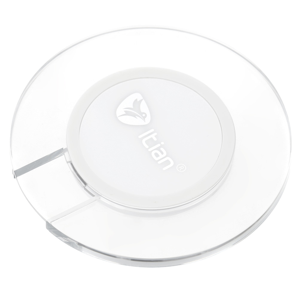 unknown Itian Qi Standard Circular Wireless Charger with LED Indicator for Samsung Galaxy S6 S6 Edge Plus Nokia Lumia LG