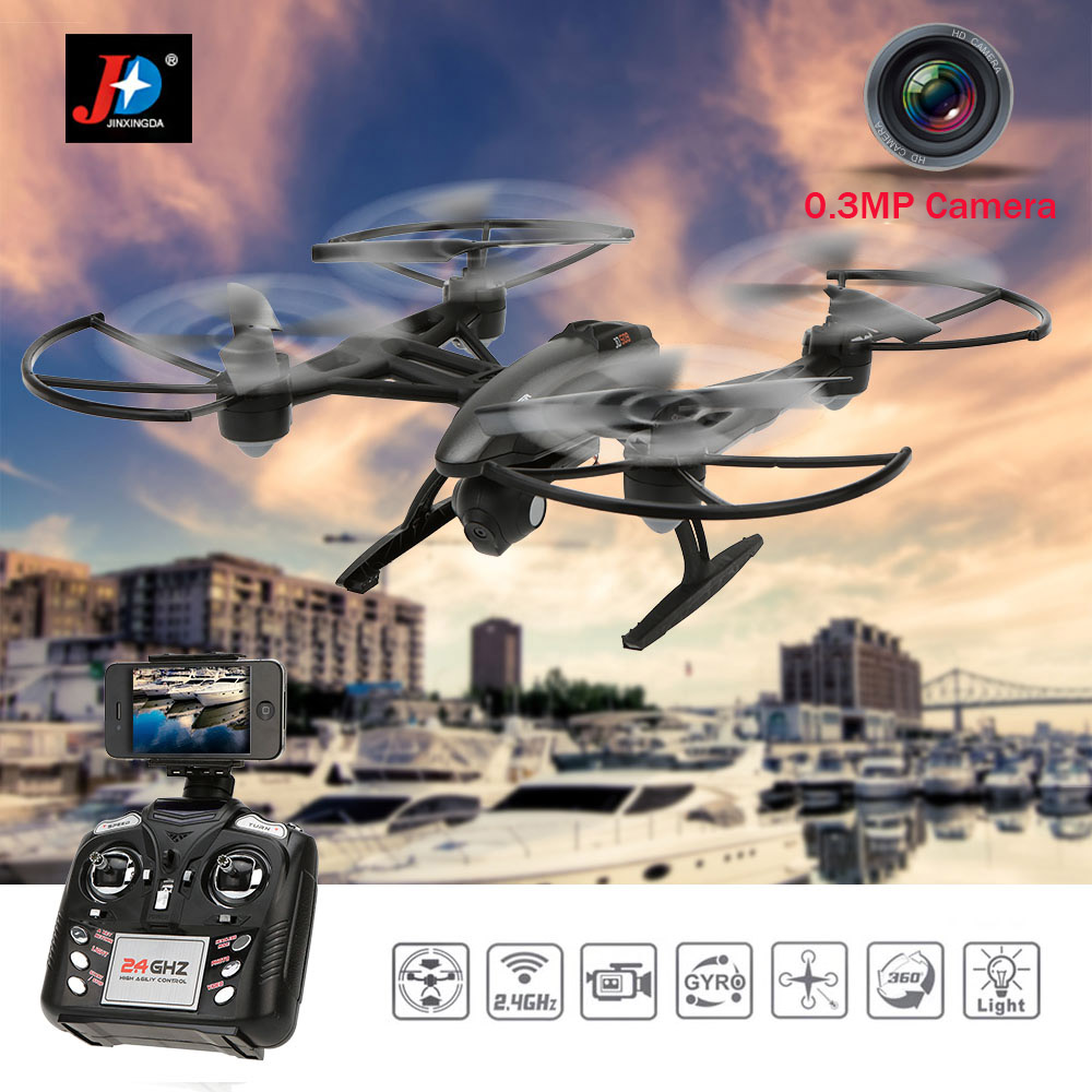 unknown JXD 509W 6-Axis Gyro Wifi FPV RC Quadcopter with 0.3MP Camera High Hold CF Mode One Key Return Drone MobilePhone Control Toy