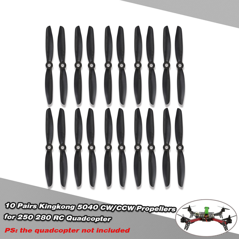 unknown 10 Pairs Kingkong 5040 CW/CCW Propellers for QAV250 280 RC Quadcopter