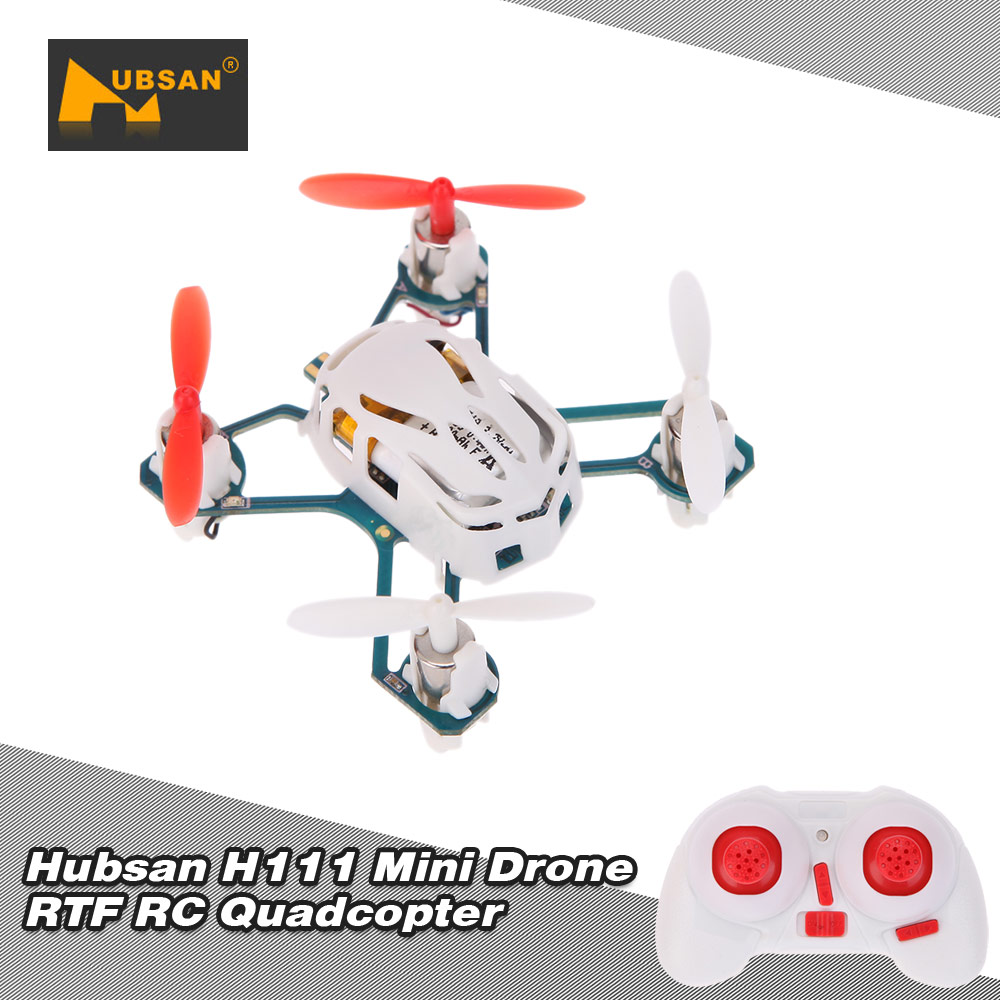 unknown Original Hubsan NANO Q4 H111 4-CH 2.4GHz Mini RC Quadcopter RTF UFO Drone with 6-axis Gyro/LED Light