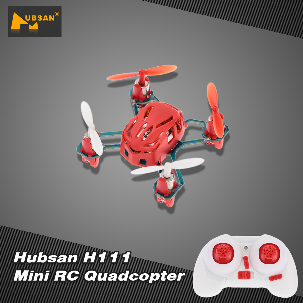 unknown Original Hubsan NANO Q4 H111 4-CH 2.4GHz Mini RC Quadcopter RTF UFO Drone with 6-axis Gyro/LED Light