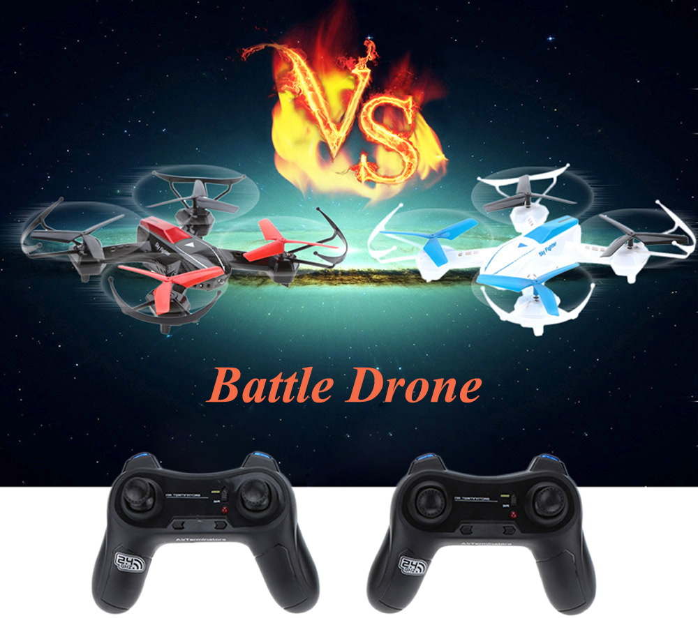 unknown Attop Sky Fighter YD-822 2.4GHz 4CH 6-Axis Gyro RTF RC Quadcopter Battle Drone with Infrared Combat Function