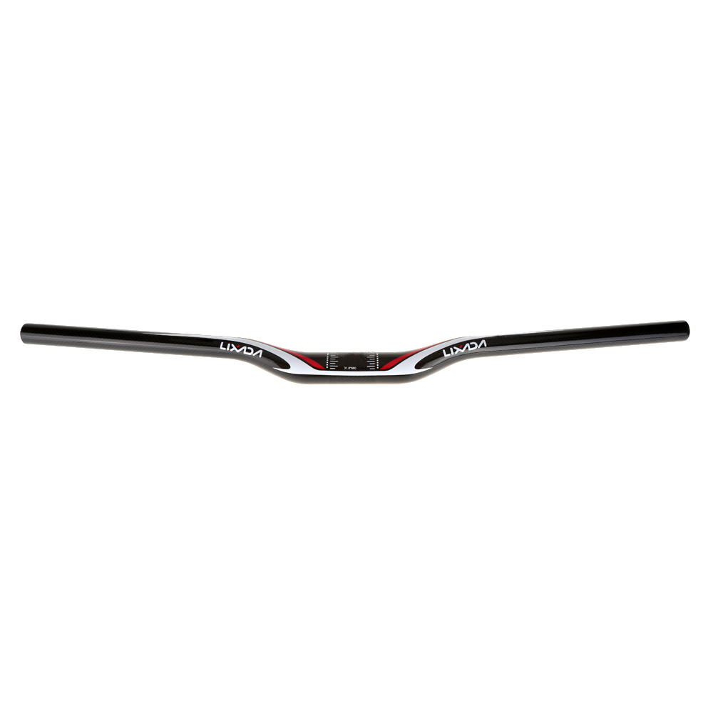 unknown LIXADA Full Carbon Fiber Cycling MTB Mountain Bike Riser Handlebar 31.8 * 660/680/700mm