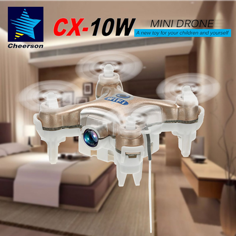 56% OFF + Extra €5 OFF Cheerson CX-10W Mini RC Quadcopter from TOMTOP Technology Co., Ltd