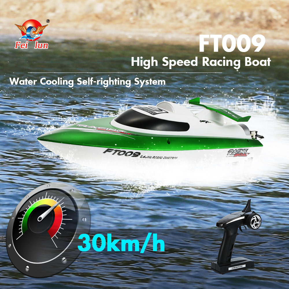 $9 Off Feilun FT009 30km/h High Speed RC Racing Boat - Green,free shipping $32.99(Code:TTRM5618) from TOMTOP Technology Co., Ltd