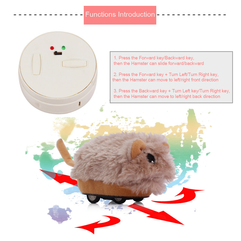 electronic robotic toy hamster