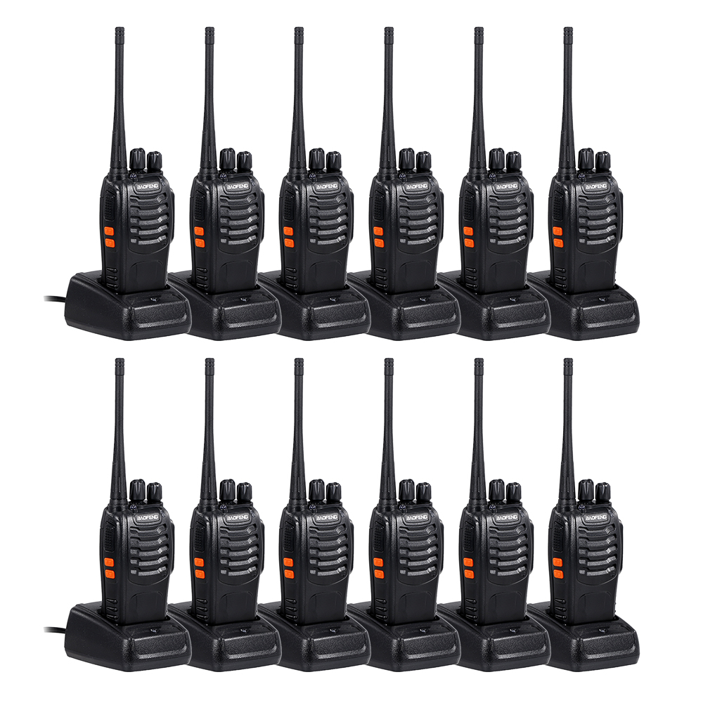thumbnail image 1 of BAOFENG Walkie-talkie, Distancia de mano 12 pcs 400-470mhz Distancia bidireccional 12 pcs Radio portátil Bf-888 Uhf 400-470mhz Radio portátil, 1 of 8