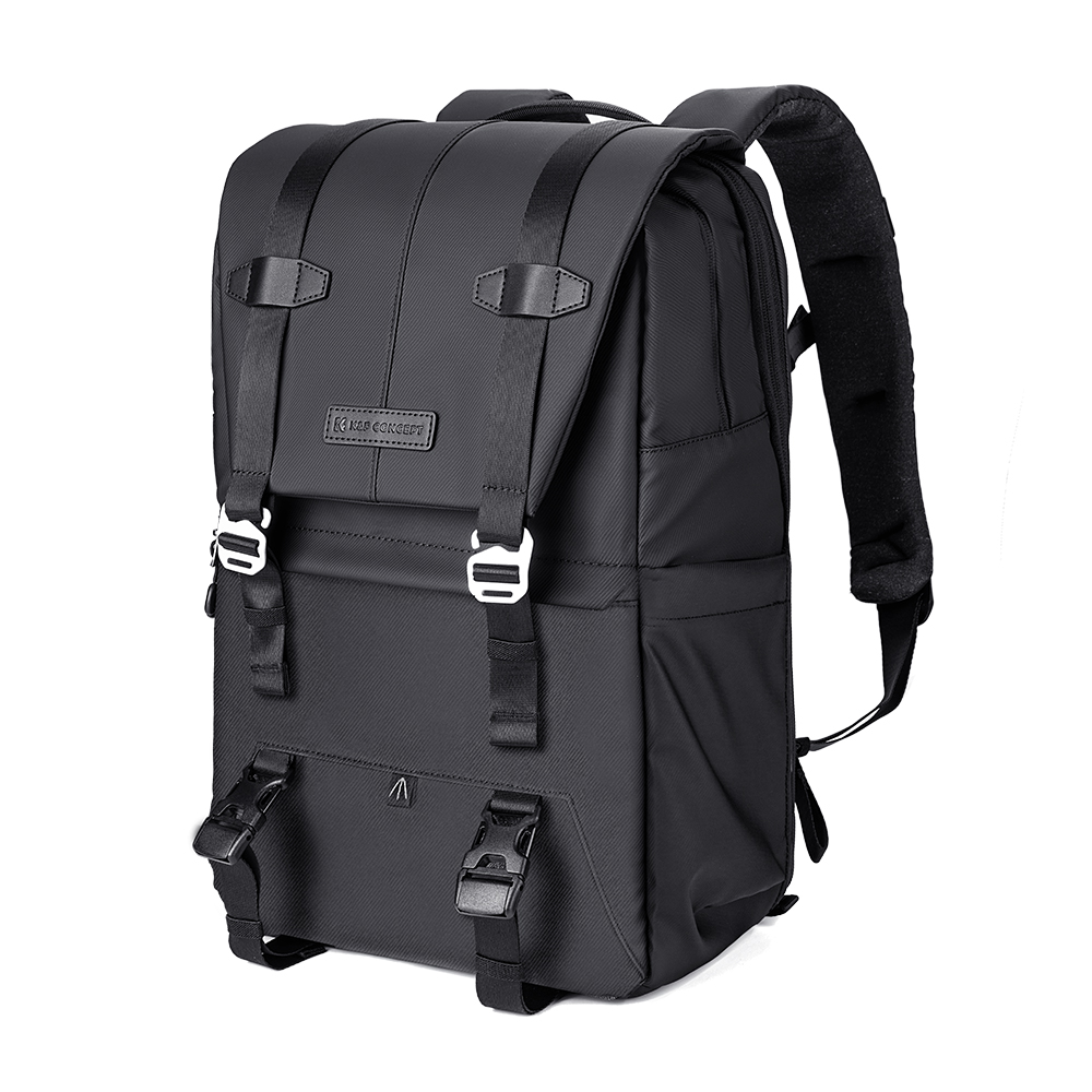 K&F CONCEPT Mochila, cámara con 15,6 Compartimento con cubierta de lluvia Cámara impermeable Cámara portátil de 15,6 Cubierta de lluvia Mujeres Cámara impermeable 20 l