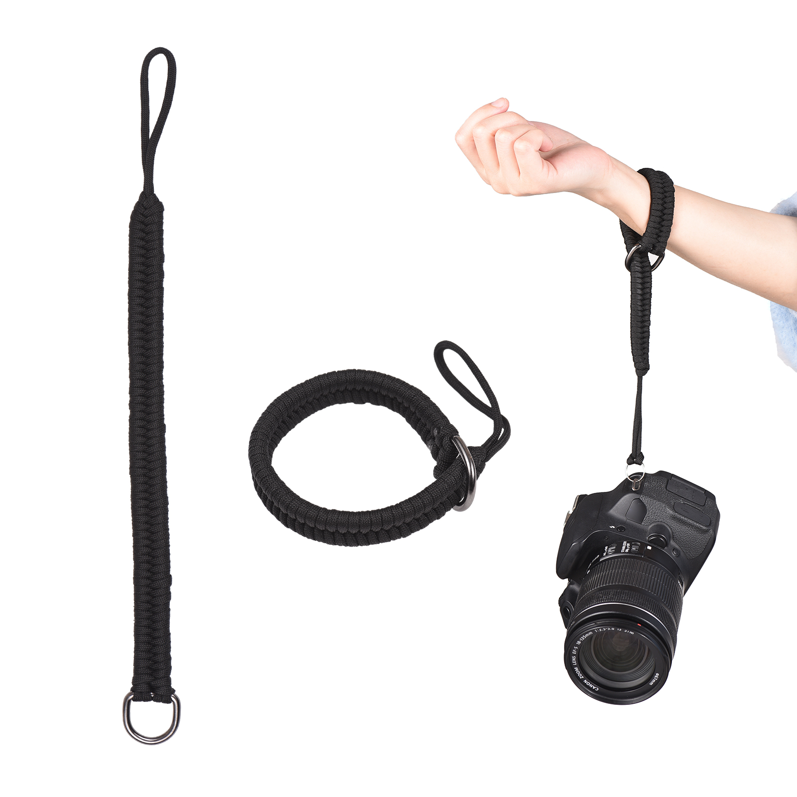Banda de muñeca Abanopi Universal sin espejo de pulsera rápida para cámara DSLR Mewmewcat