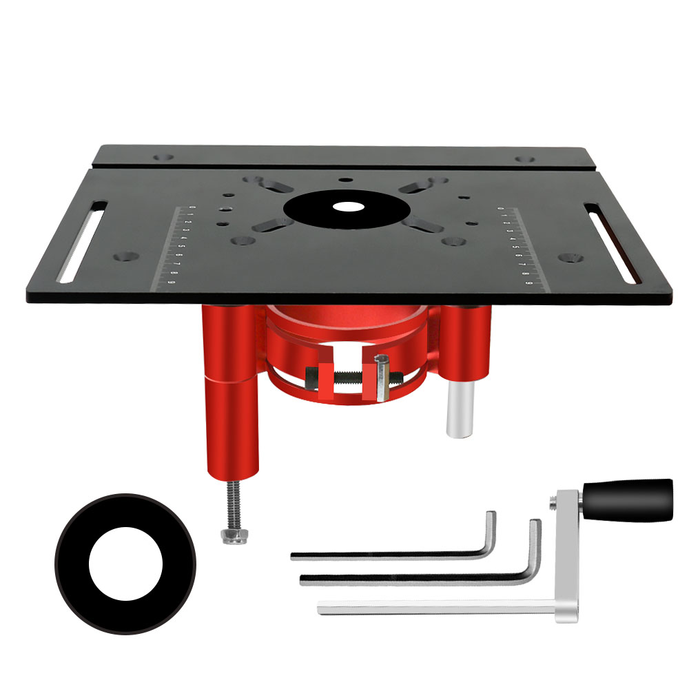 Tomshoo Insertar placa, madera de aleación de placas con un conjunto de 47 mm 63,8-65 mm de diámetro Motores bancos mesa de enrutador de aleación de madera placa 47 mm 63,8-65 mm Diámetro