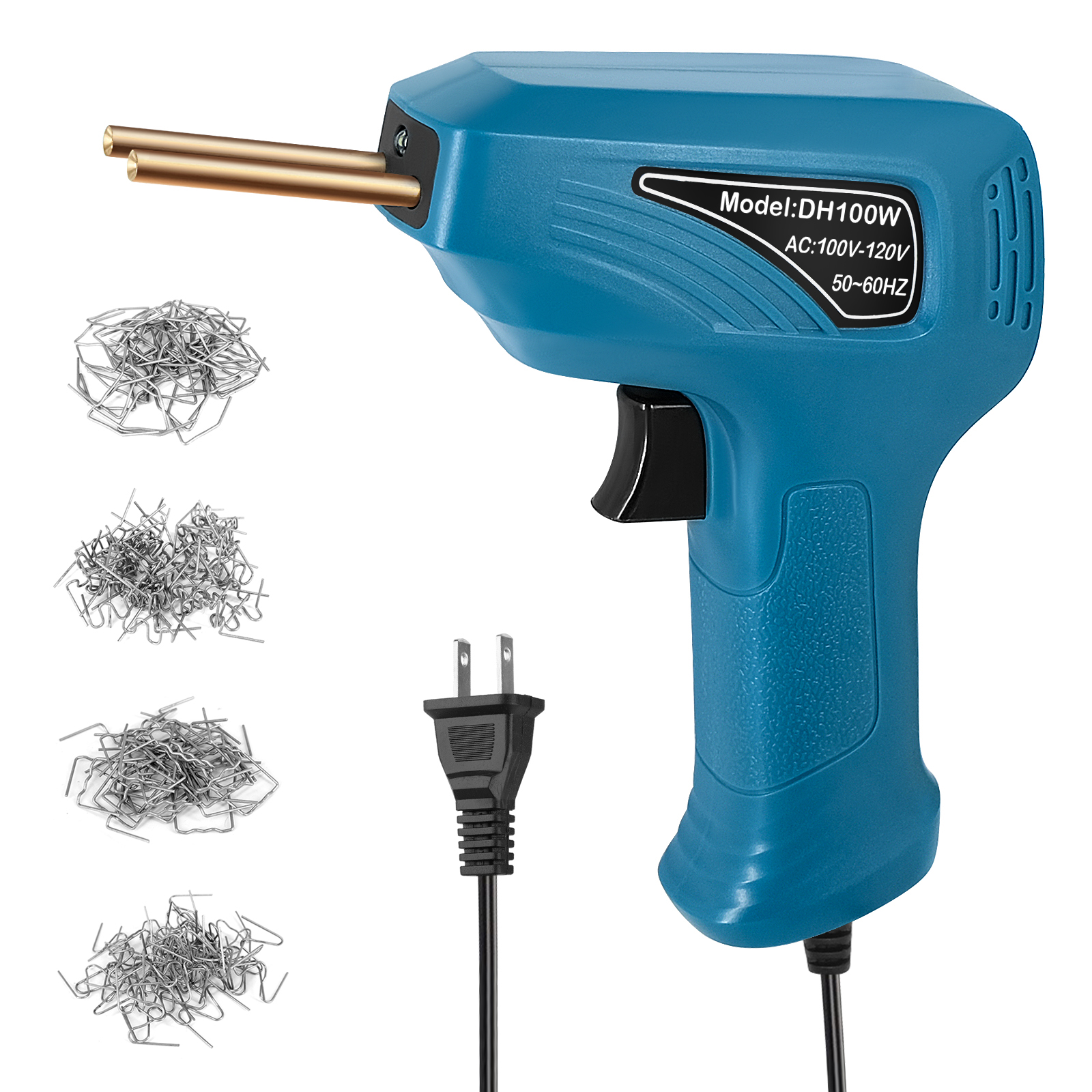 Máquina de soldadura de plástico Tomshoo conjunto de herramientas Panel portátil Kit de grapadoras térmicas