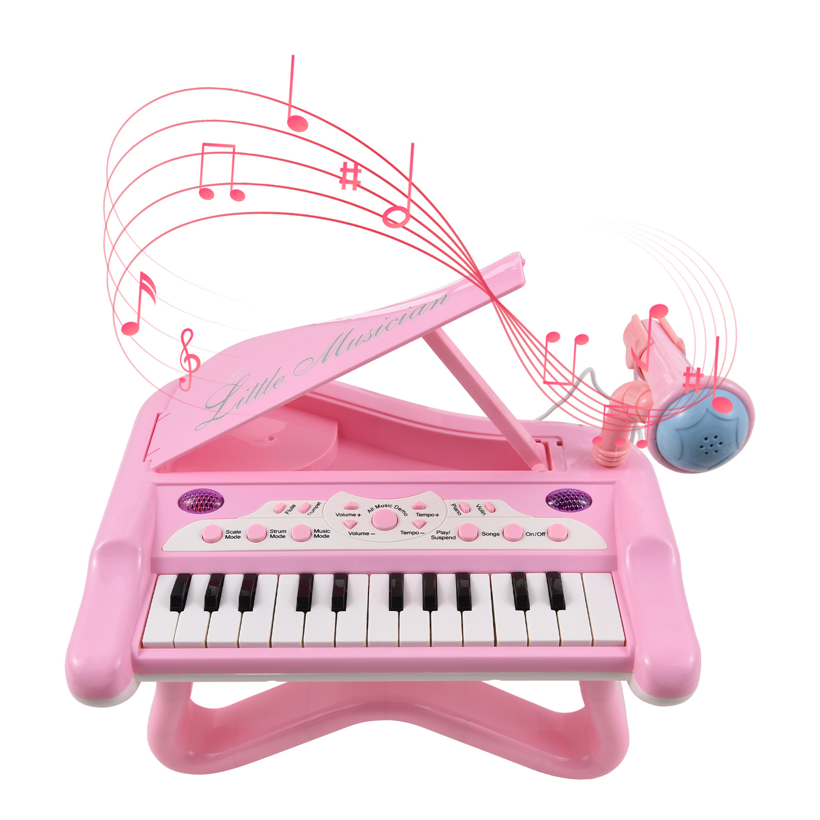 thumbnail image 1 of Teclado Electrónico Carevas Pianot 15 25 Teclas Musical Azul, 1 of 8