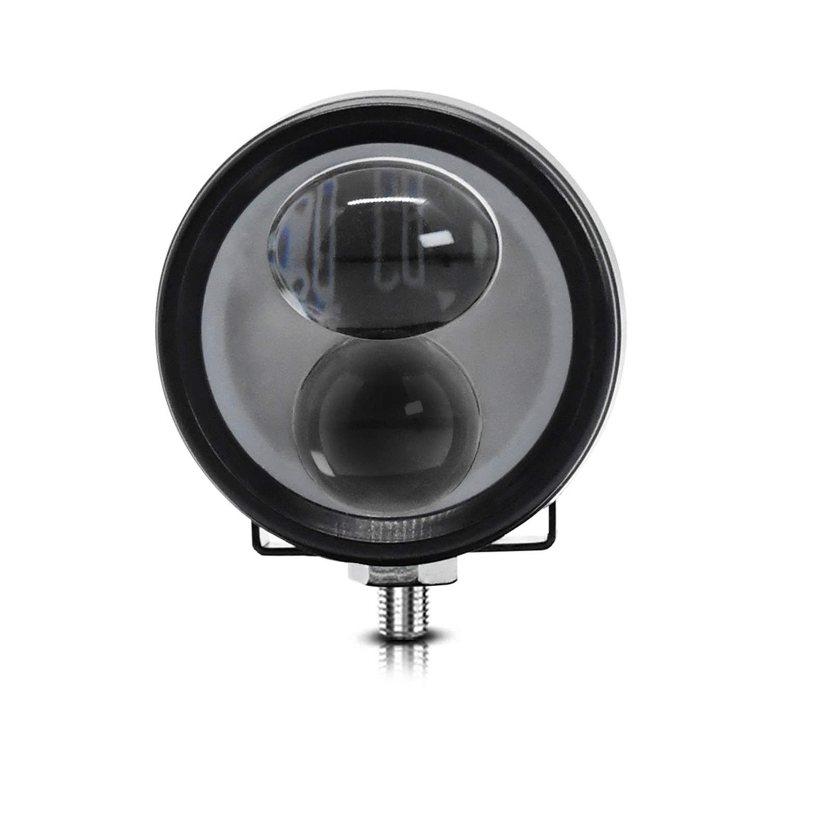 Tomshoo faros para motocicletas, 3000lm Redondeo a prueba de agua Av Utv Ronda Led Av 30w 3000lm A prueba de agua Utv Suv Barco A prueba de agua Ronda Huiop
