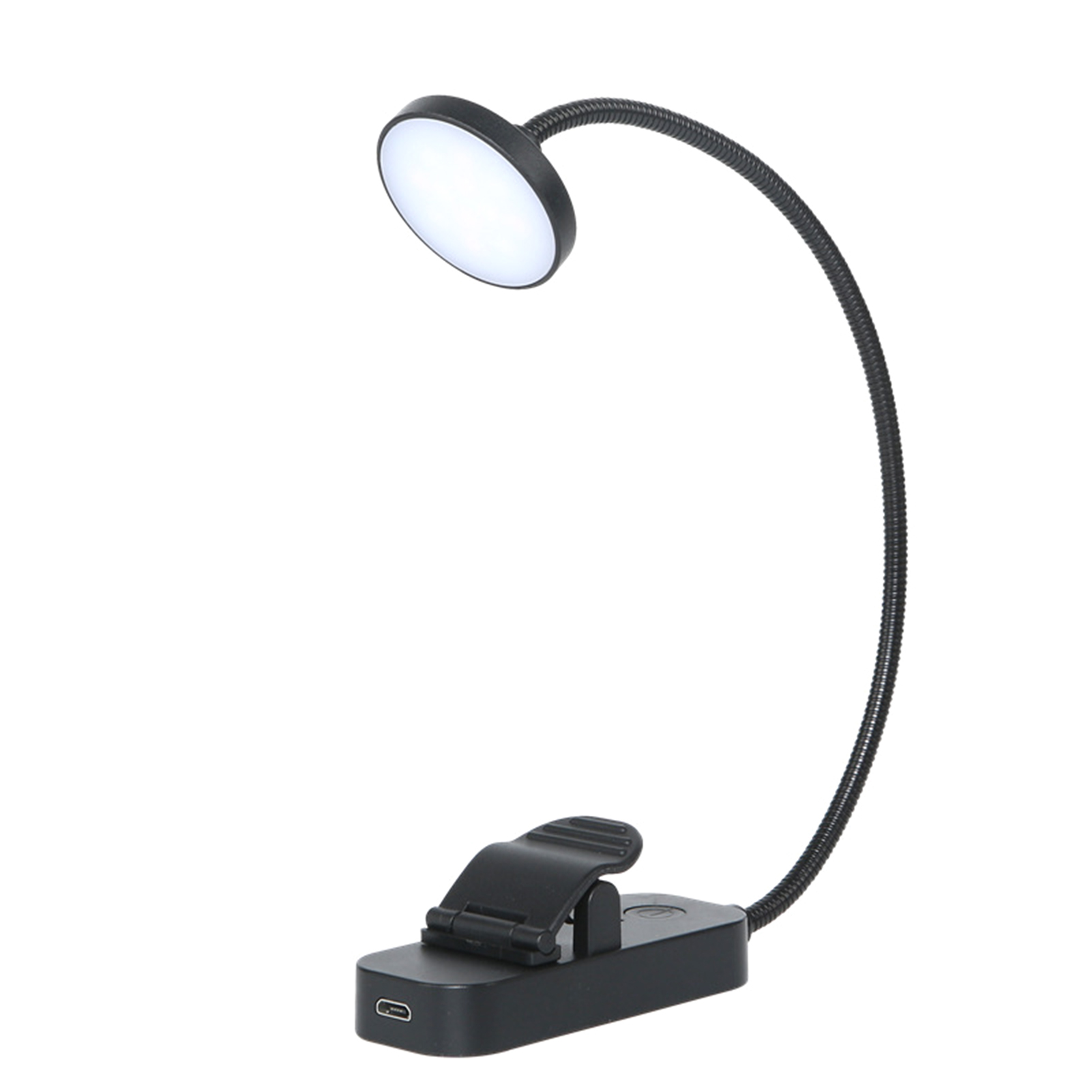 Abanopi Clip en la lámpara de mesa, Clip On Book Buzhi Book Lámpara Usb Huiop encendido Lámpara del libro