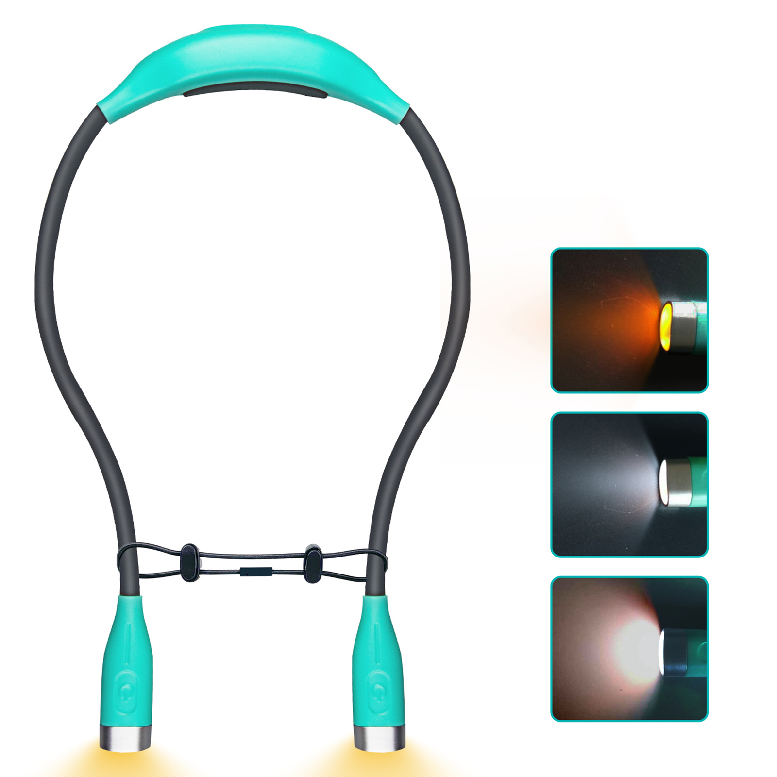 Lámpara colgante Tomshoo cuello blanco/calido 1000mah
