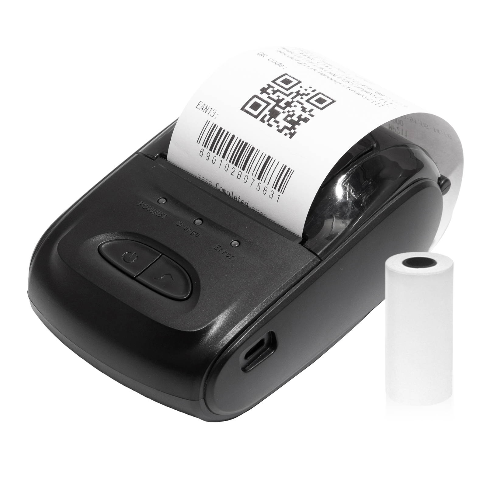 Impresora de etiquetas Carevas portátil de 58 mm térmica móvil Compatible con Android iOS