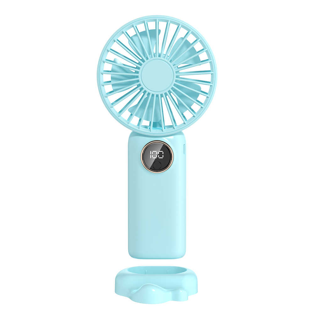 Ventilador Tomshoo Portátil Soporte 5 Ajustes Baterías de litio USB