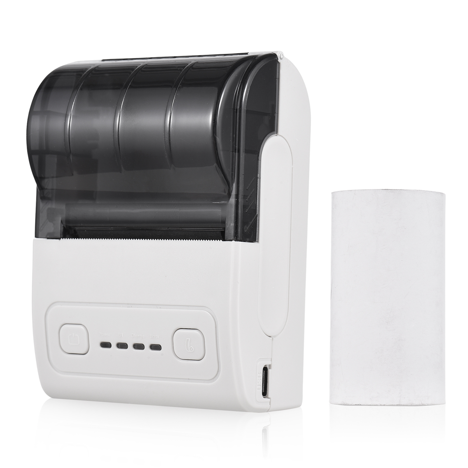 thumbnail image 1 of Bisofice Impresora de etiquetas, rollo de factura de recibo compatible con rollo de papel de impresión de papel de impresión de facturas de recibo con 57 mm Imprimir Ventas de restaurante de Windows, 1 of 8