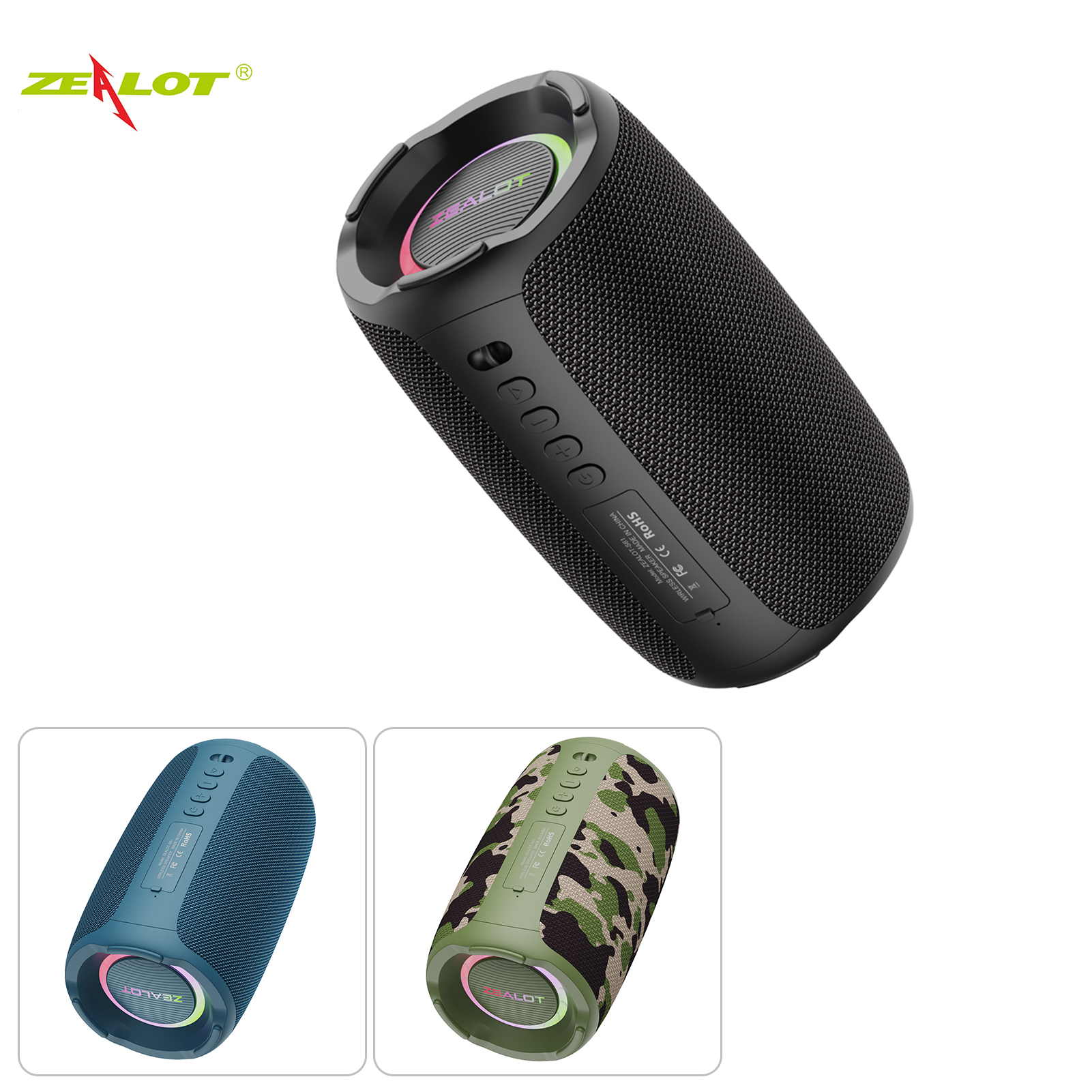 thumbnail image 1 of ZEALOT Subwoofer Subwoofer Subwoofer Hifi Hifi Radio Outdoor Hifi Bt Subwoofer Radio Cinema Hifi Radio Cine Hifi Hifi Portable Hifi S61 Bt, 1 of 8