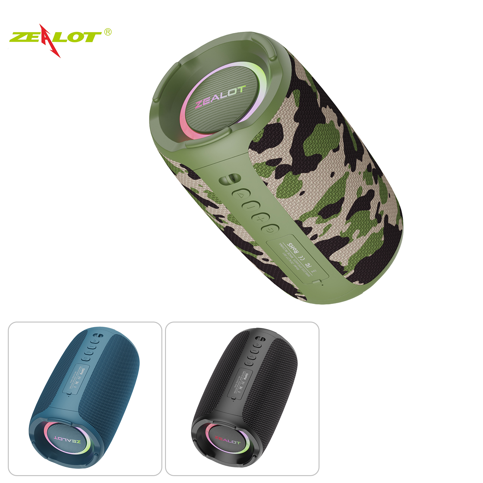 thumbnail image 1 of ZEALOT Subwoofer, Hifi Bt Subwoofer Portable Bt Hifi S61 Hifi Subwoofer S61 Portable Radio Outdoor S61 Bt Radio Portable Hifi Cine Hifi Hifi Hifi Hifi, 1 of 8