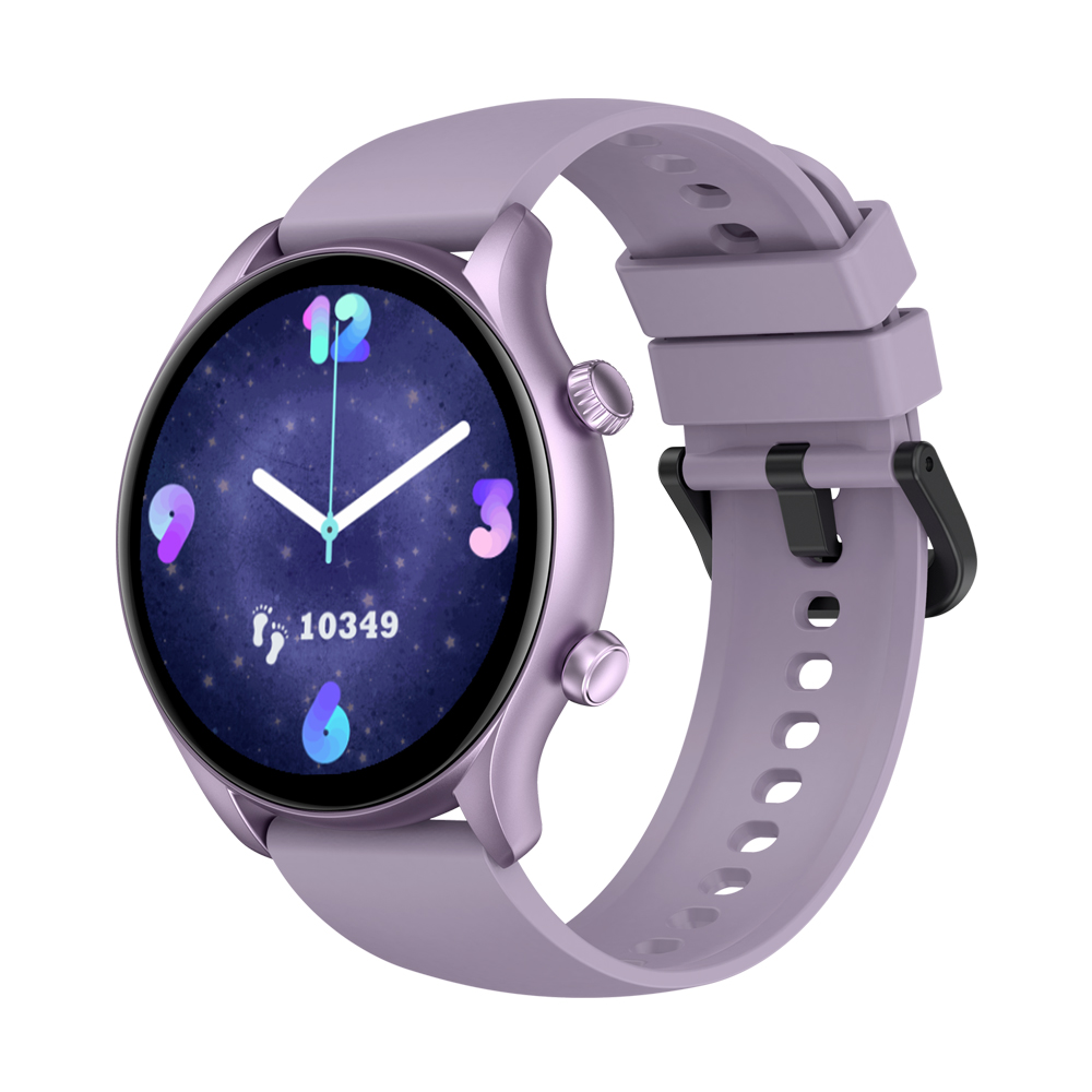 Reloj inteligente Zeblaze con tasa cardíaca y soporte BT color Púrpura 1,39''