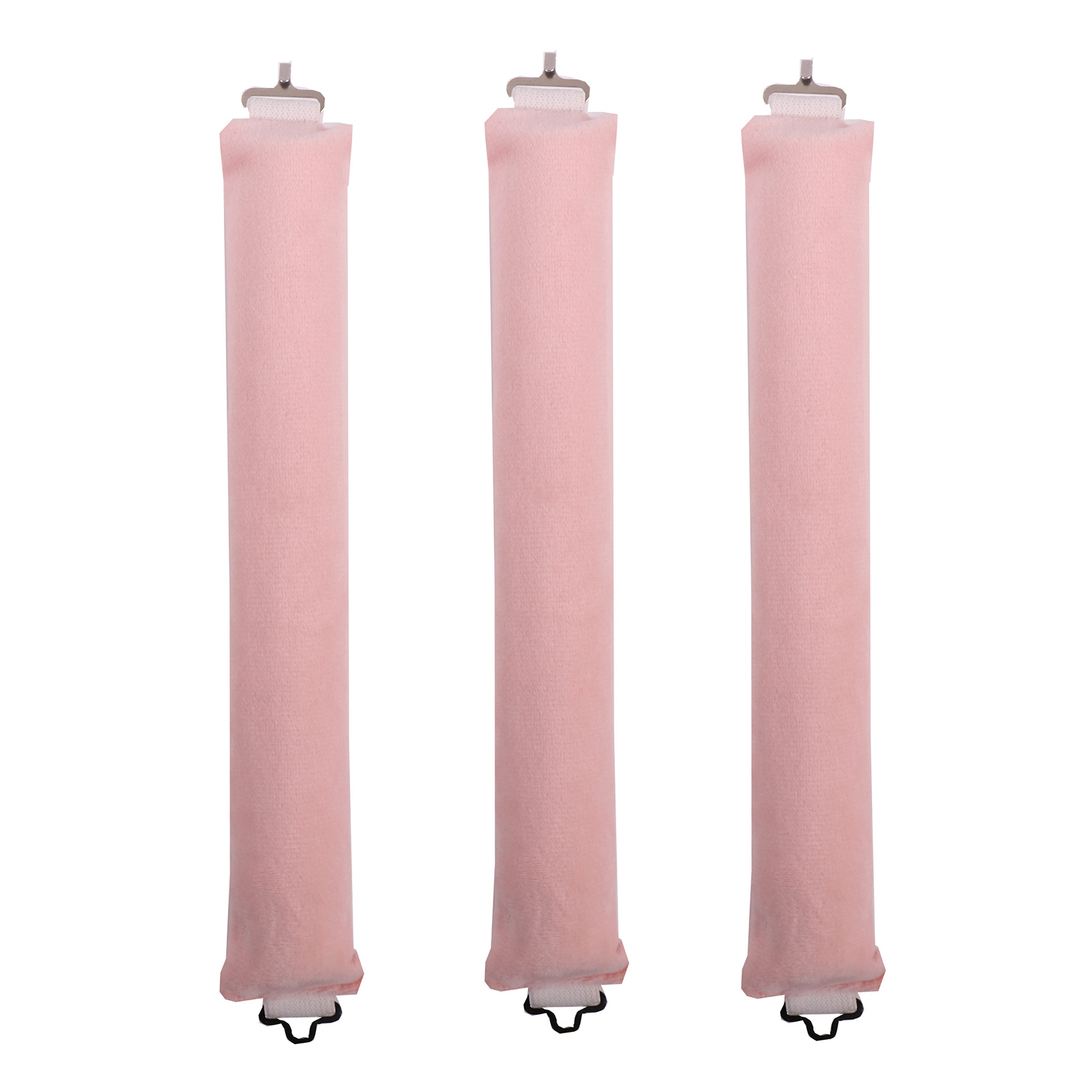 Curador de pelo Carevas 3 pcs Rodillos ondulados de pelo Negro