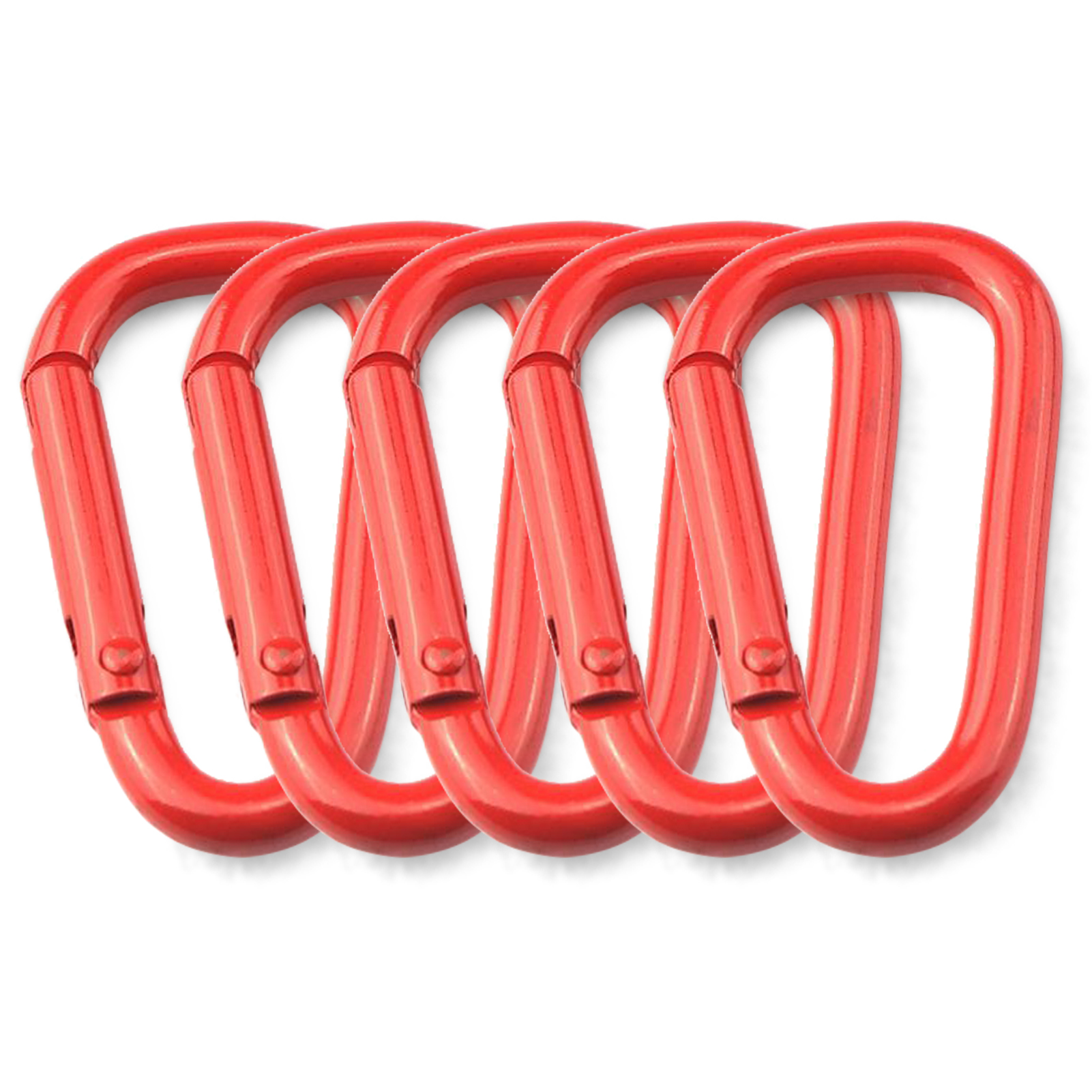 Carabiner Tomshoo Carabineros de Aleación al aire libre 5 pcs Aleación de Aluminio