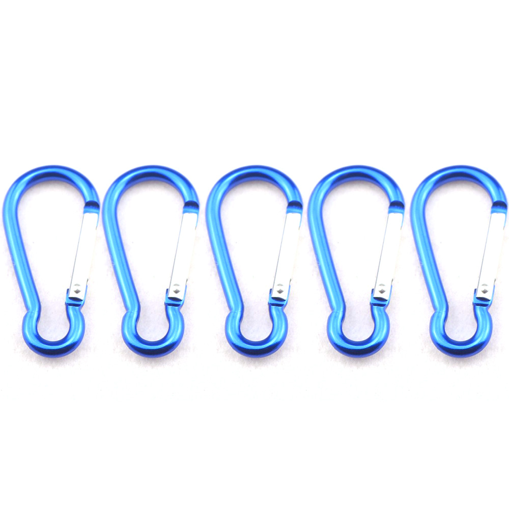 Tomshoo Carabiner, 5 pcs Aleación Carabiner Clip Carabiner Cabinar Cafetera Mewmewcat Qisuo Carabiner 5 pcs Huiop Twirltide