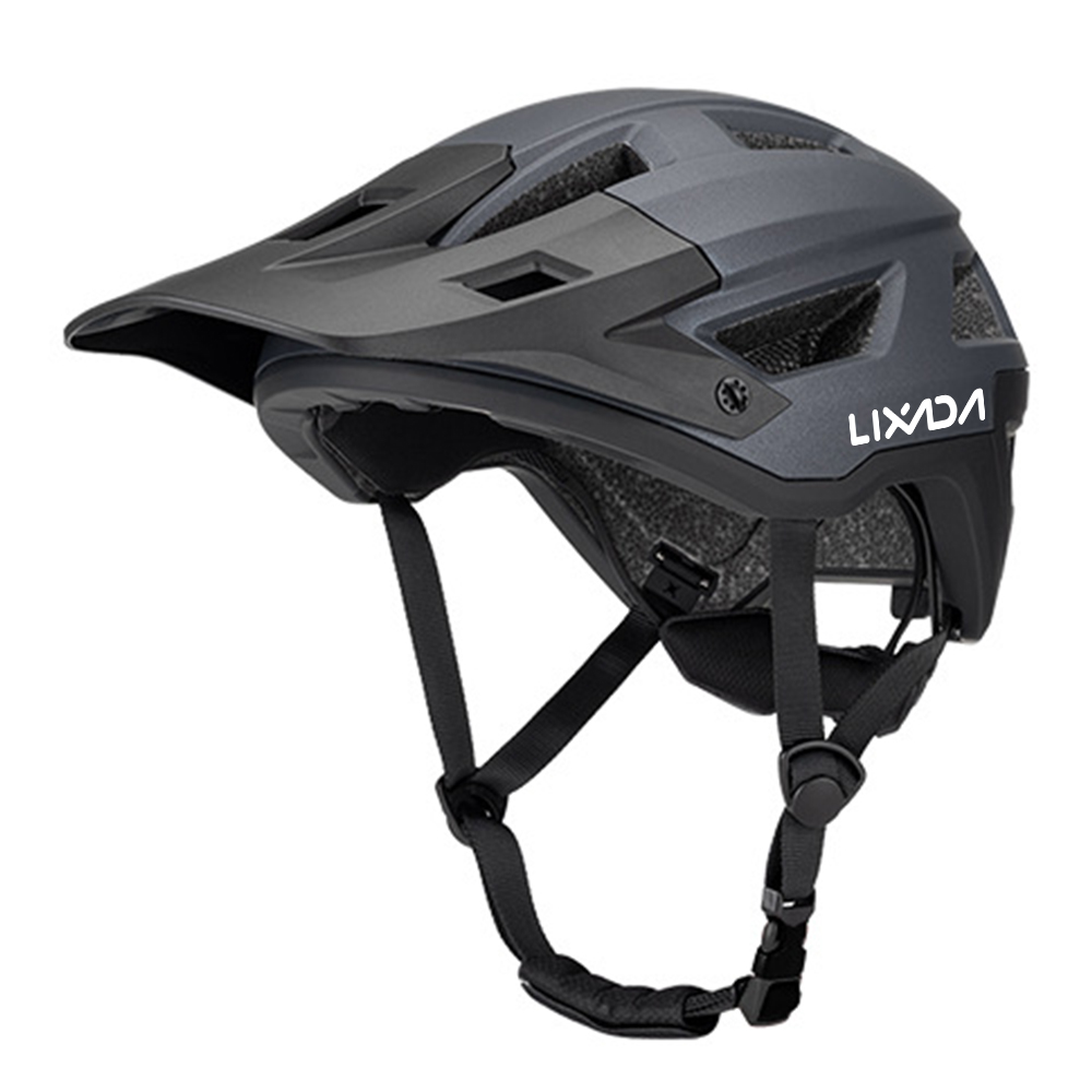 thumbnail image 1 of Casco de bicicleta Lixada ajustable 55-61 cm Negro mate/verde del ejército/azul ligero/blanco de camuflaje naranja, 1 of 8
