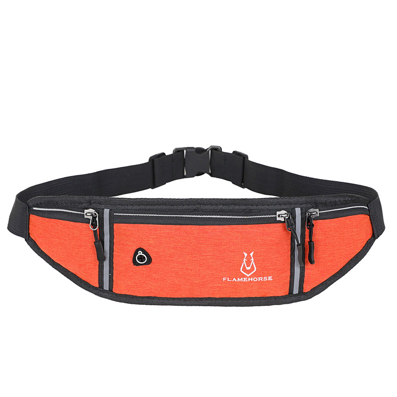 thumbnail image 1 of Cinturón deportivo FLAMEHORSE Femenino Ajustable Con Bolsa Impermeable Negro, 1 of 8