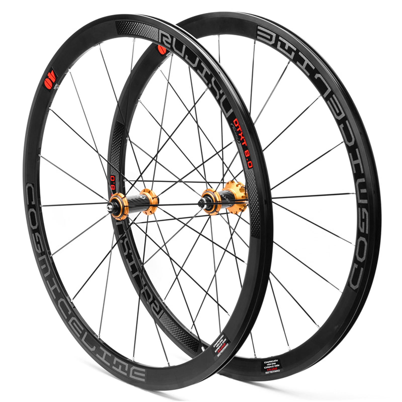 thumbnail image 1 of RUJIXU Ruedas, 120 Carbono Fibra 23c 25c V/c Freno Compatible con 23c Bike Wheelset Road 700c 25c Freno de 120 Decibeles Compatible con 40mm/1,57in V/c Fibra 120, 1 of 8