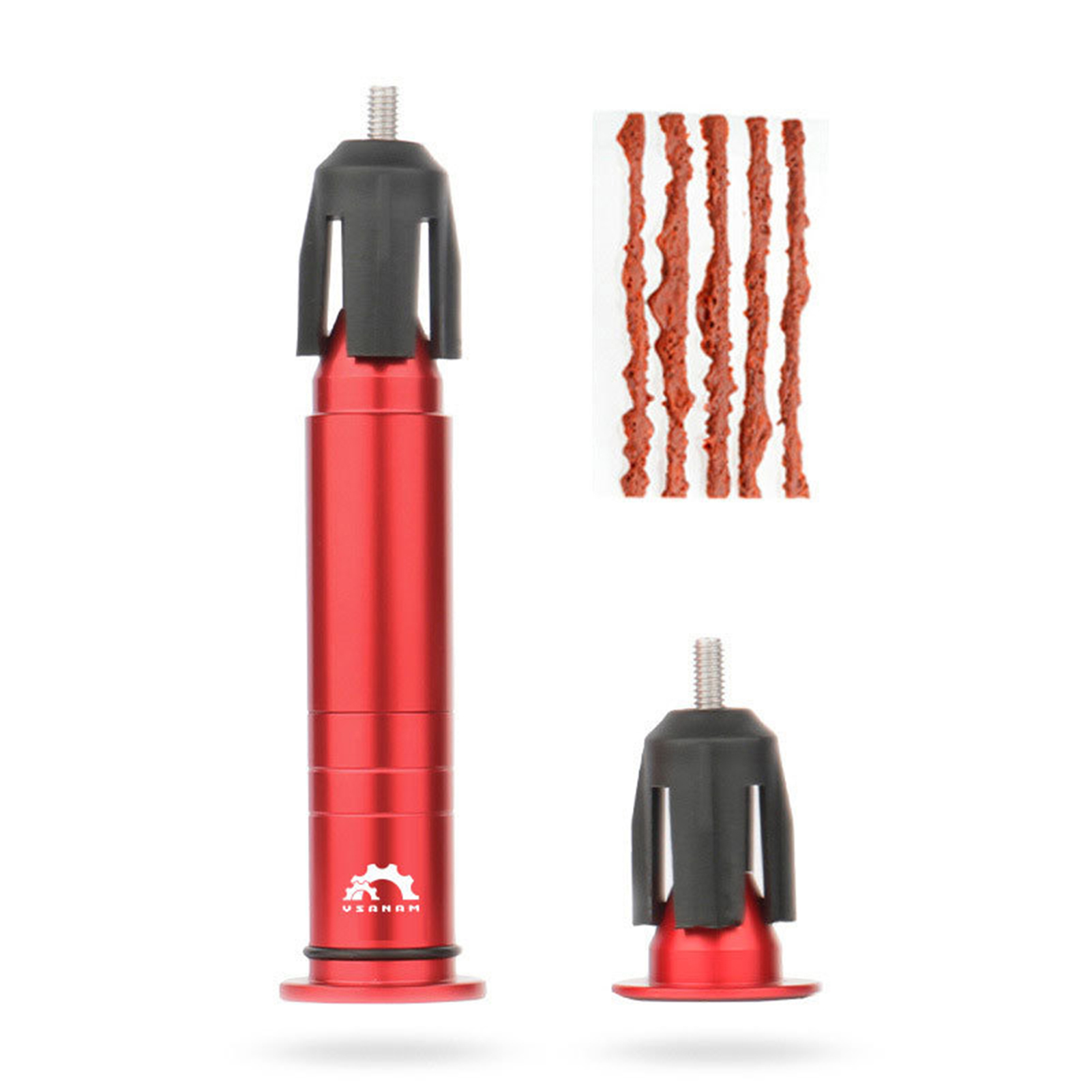 YSANAM kit, neumáticos para bicicletas perforar kit de neumáticos Mtb Herramienta para perforar neumáticos y manipular con 5 bicicletas de carretera Kit Mtb Barra de mango de carretera Fin 5