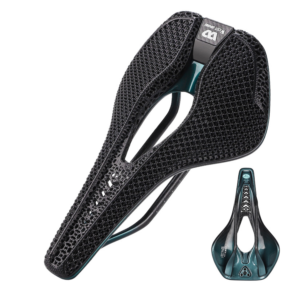 thumbnail image 1 of Silla de montar WEST BIKING Impresa 3D Fibra de carbono Bicicleta Respirable, 1 of 8