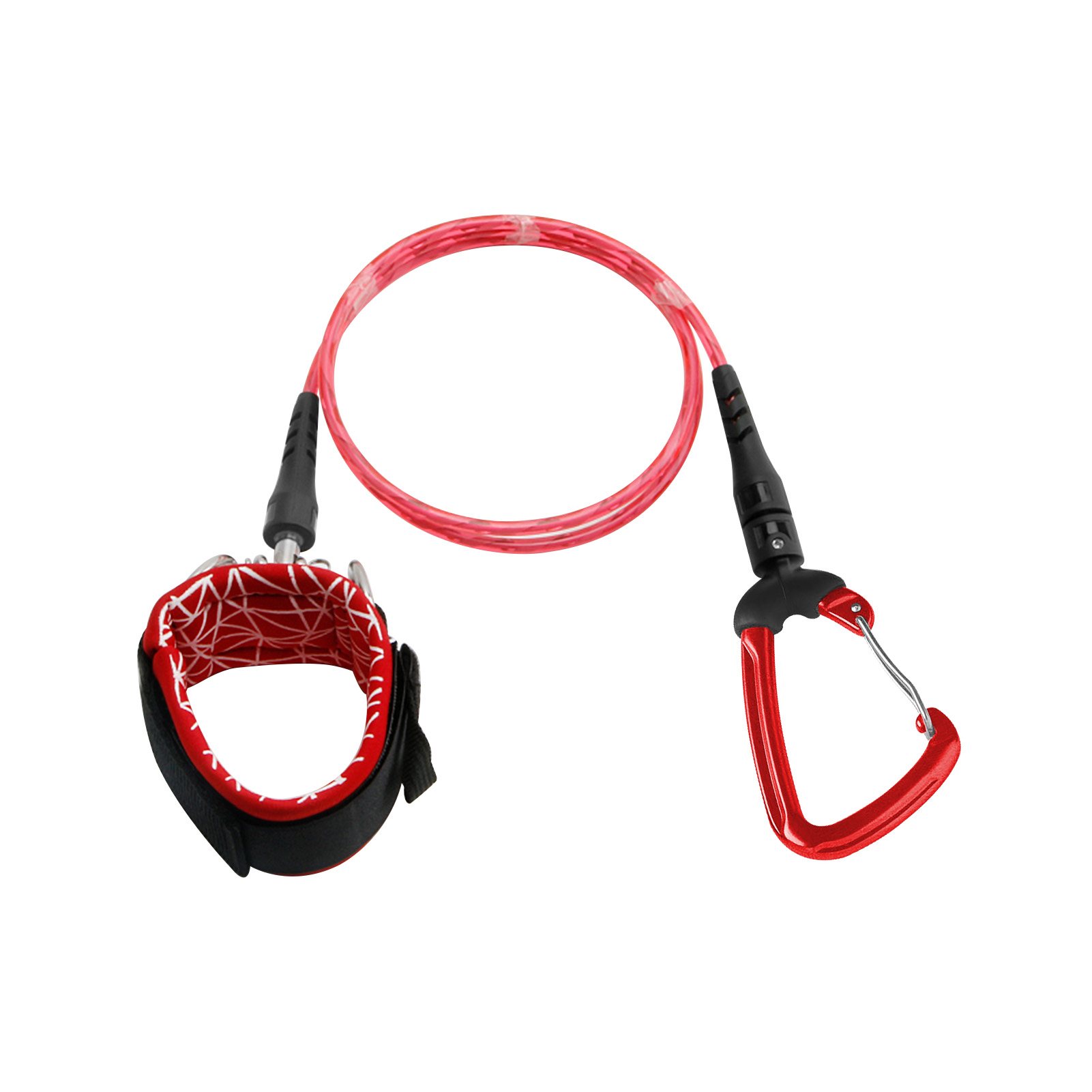 Boulk Cable de cable con cuerda de pulsera con cinta de muñeca con cable de seguridad deportivo carabinera de pulsera