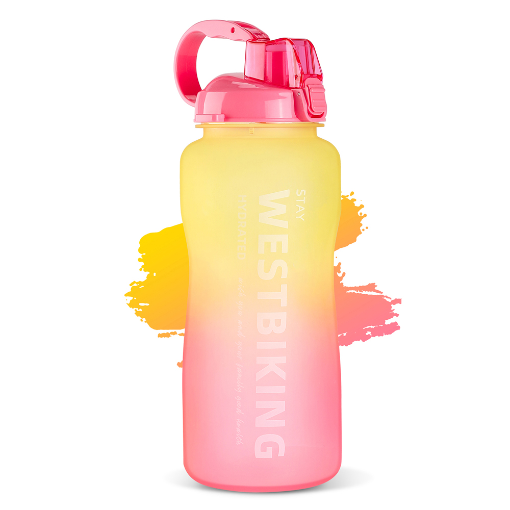 Botella de Agua Deportiva WEST BIKING Siuke 2000ml Amarillo