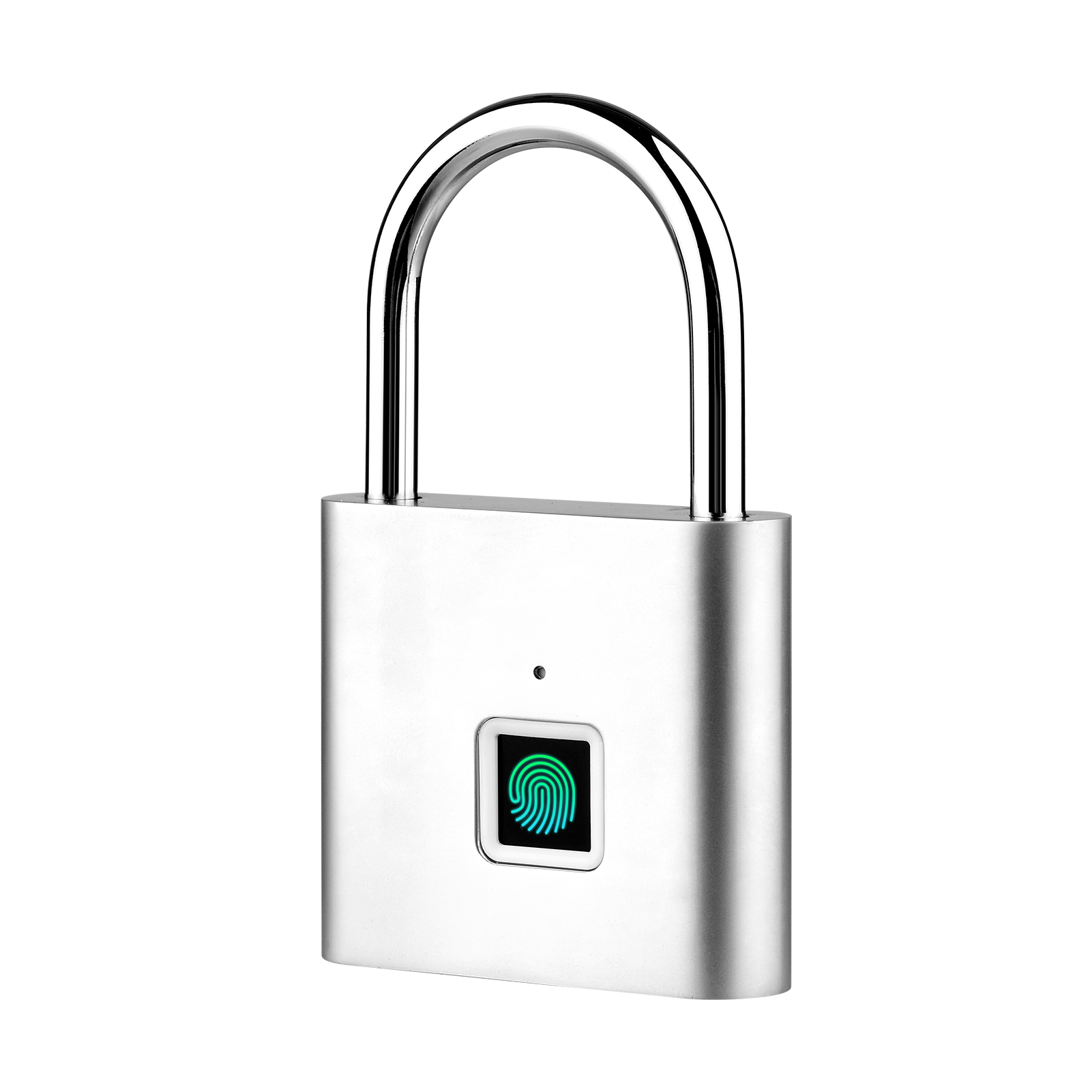 Smart Fingerprint Padlock Rechargeable Keyless 10 Fingerprints Morse