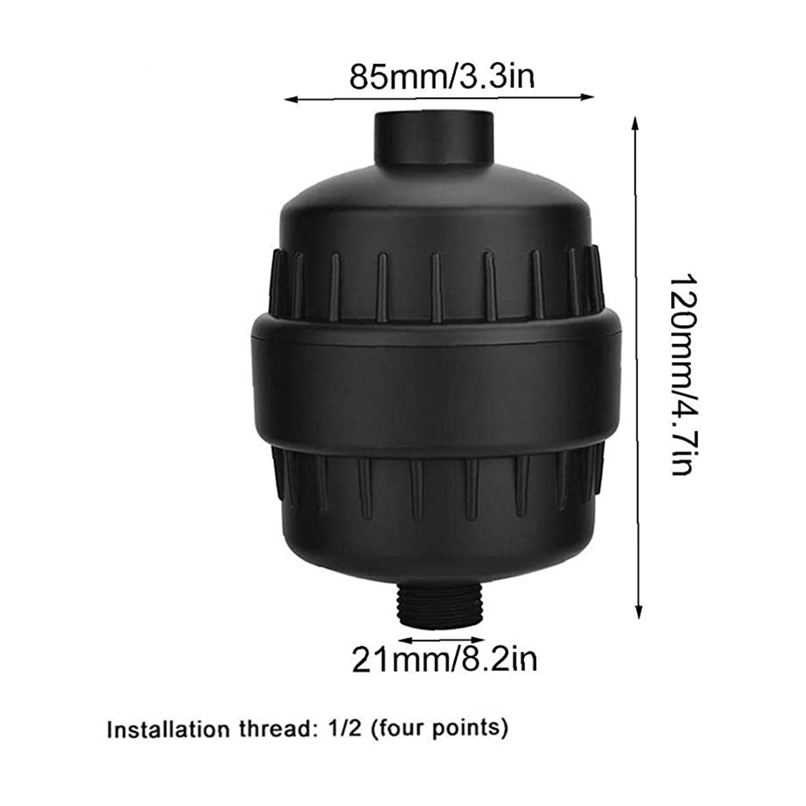 Shower Filter with Leakproof Gasket Teflon Tape 20 Stage High Output